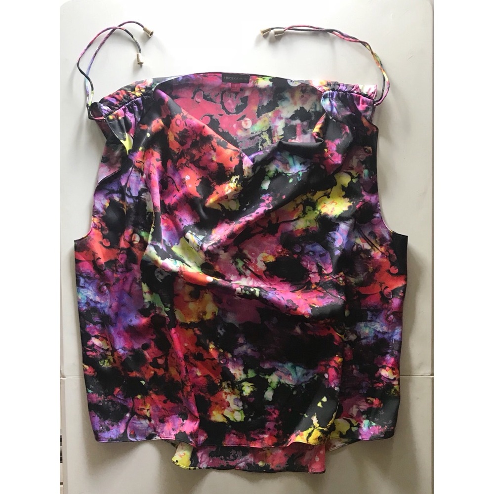 Multi Colored Vince Camuto Silky Blouse